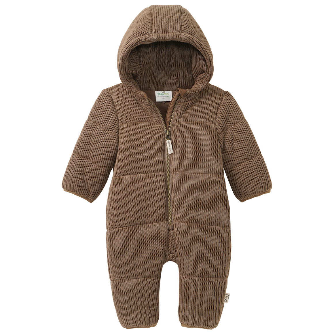 Newborn Winteroverall aus Rippstrick