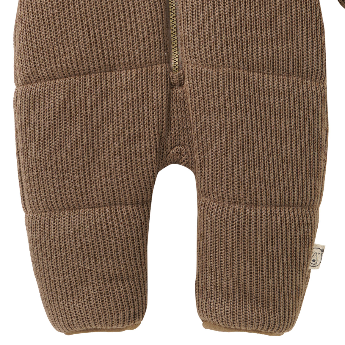 Newborn Winteroverall aus Rippstrick