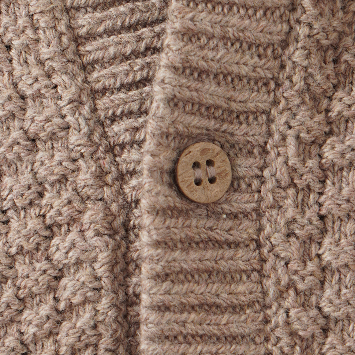 Newborn Strickoverall mit Knöpfen