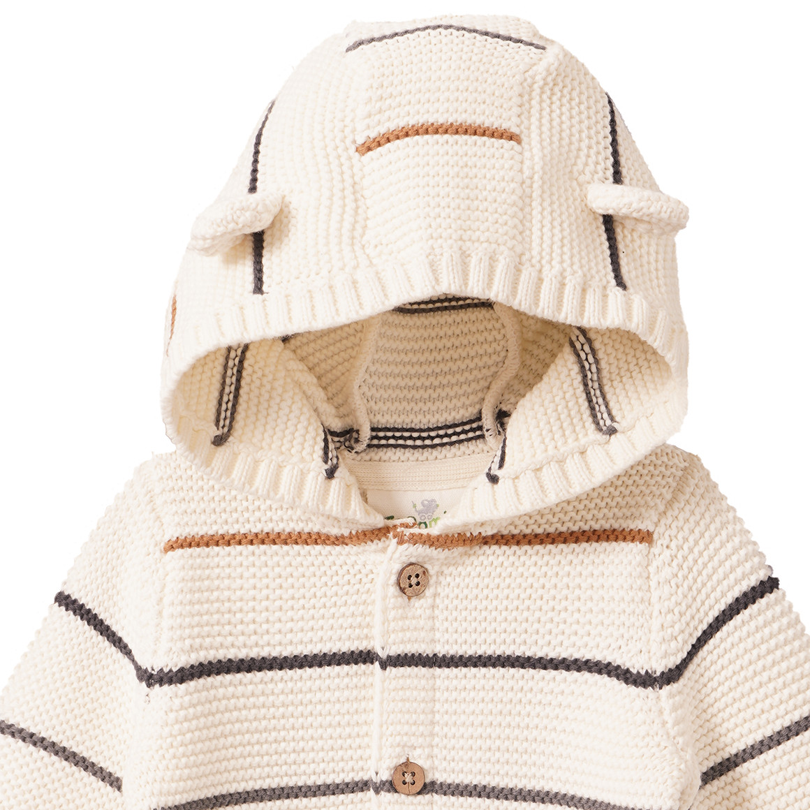 Newborn Strickjacke mit Öhrchen