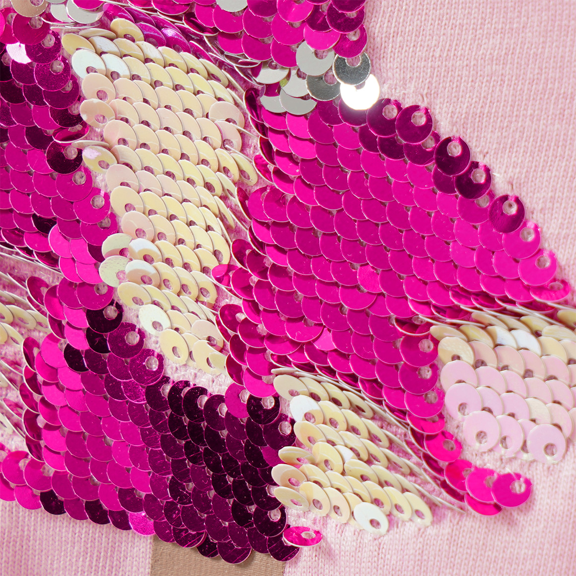 Mädchen Langarmshirt mit Wendepailletten