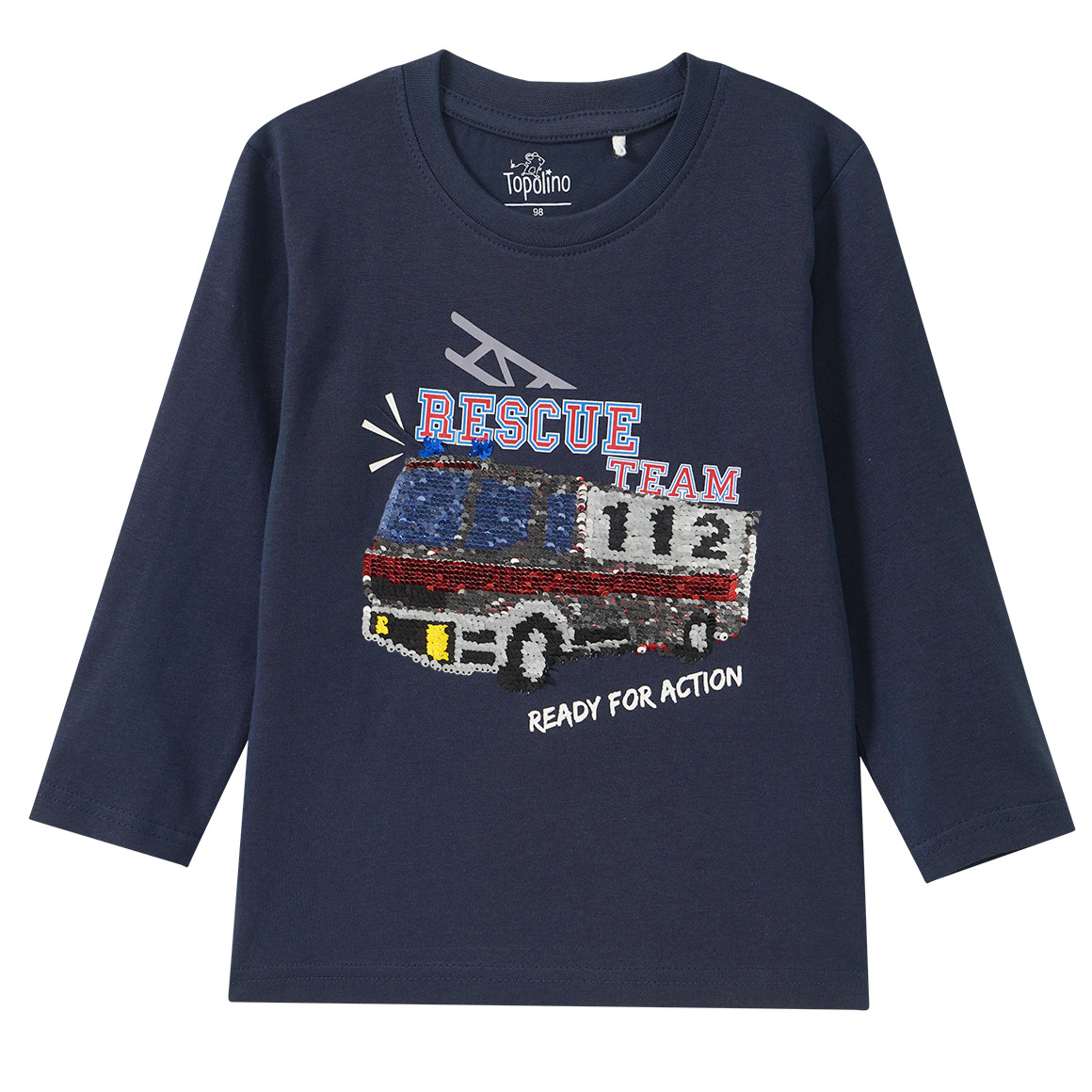 Jongens-T-shirt met lange mouwen