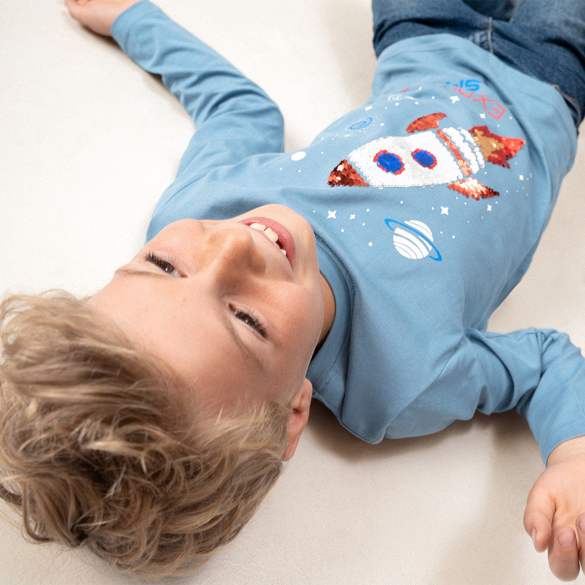 Jongensshirt met lange mouwen