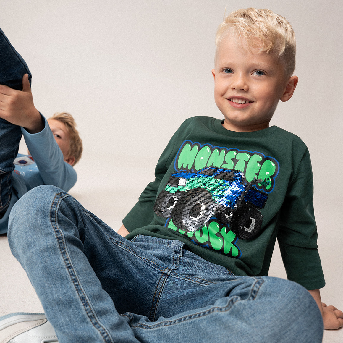 Jongens-T-shirt met lange mouwen