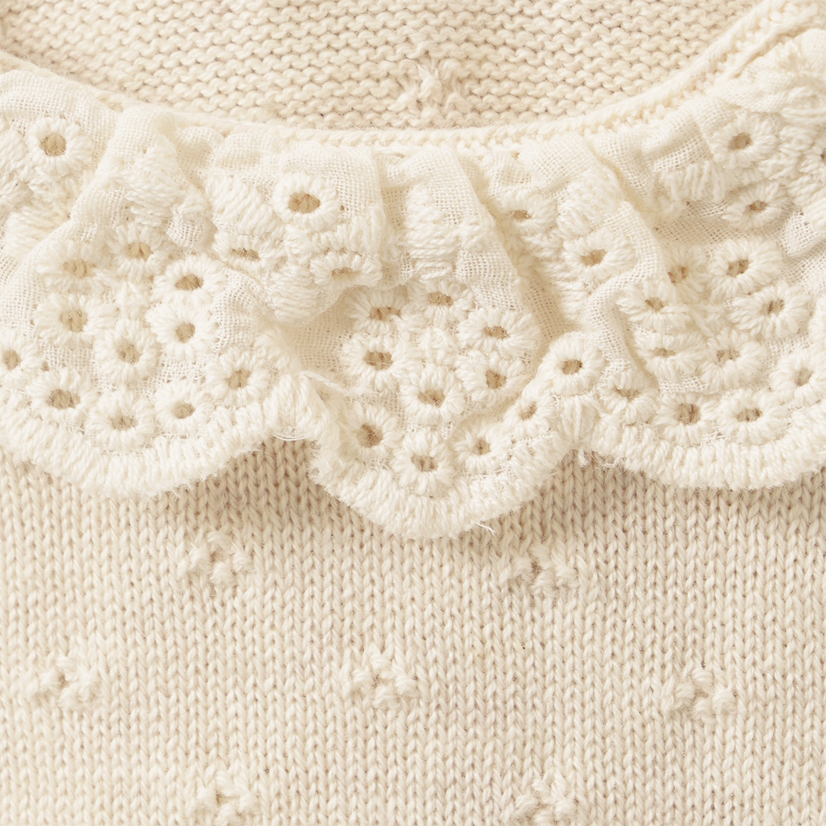 Newborn Set mit Strickjacke und Strickhose