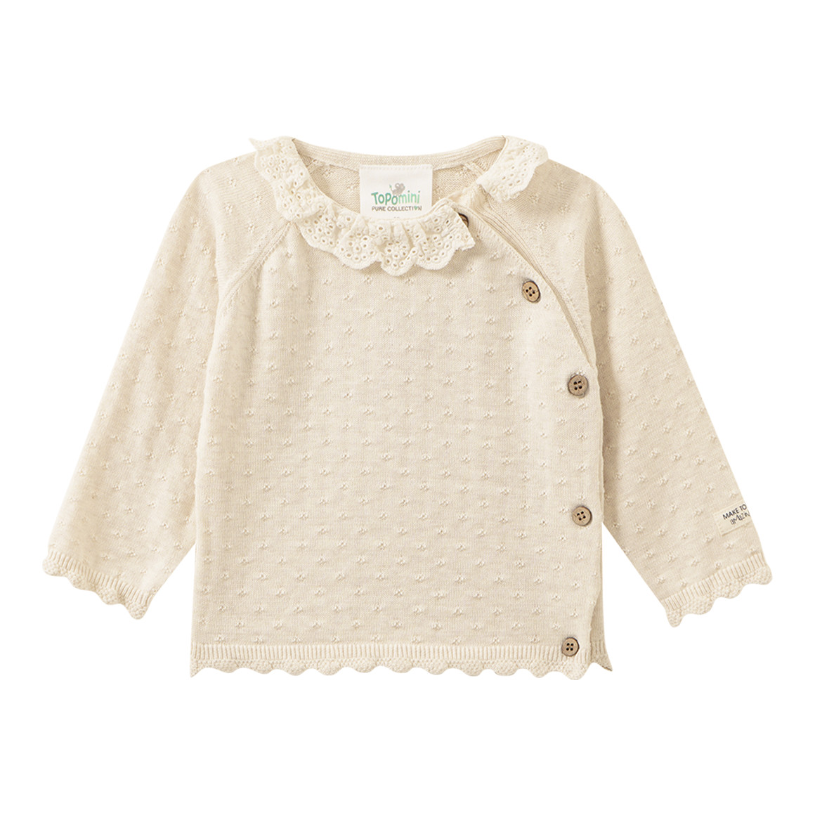 Newborn Set mit Strickjacke und Strickhose