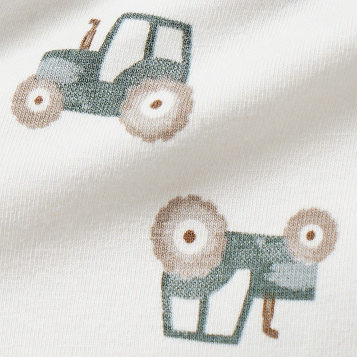 3 babyboxershorts met tractorprint