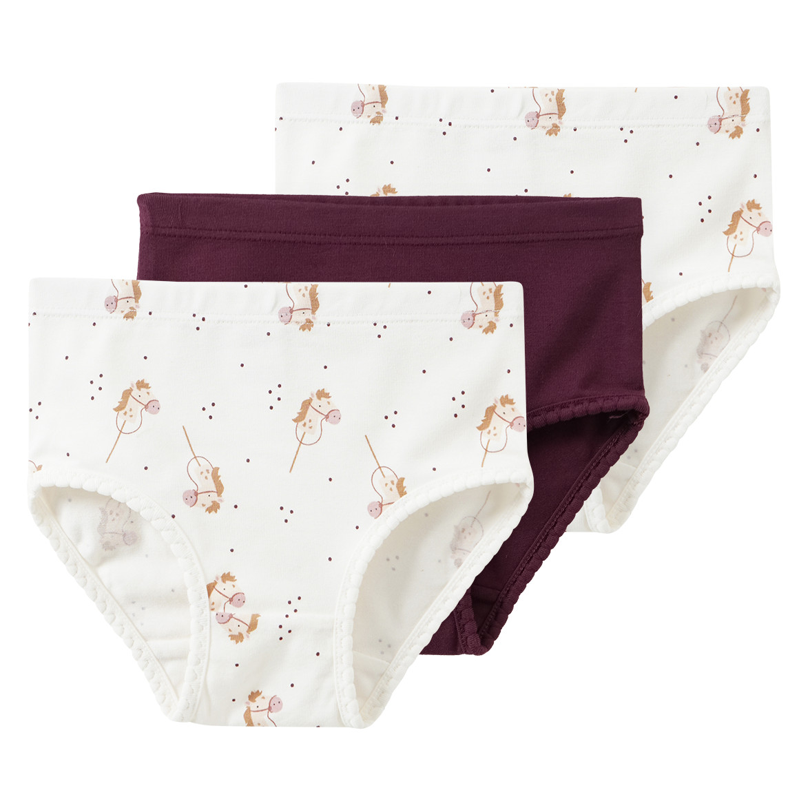 3 Baby Slips in Windelpassform