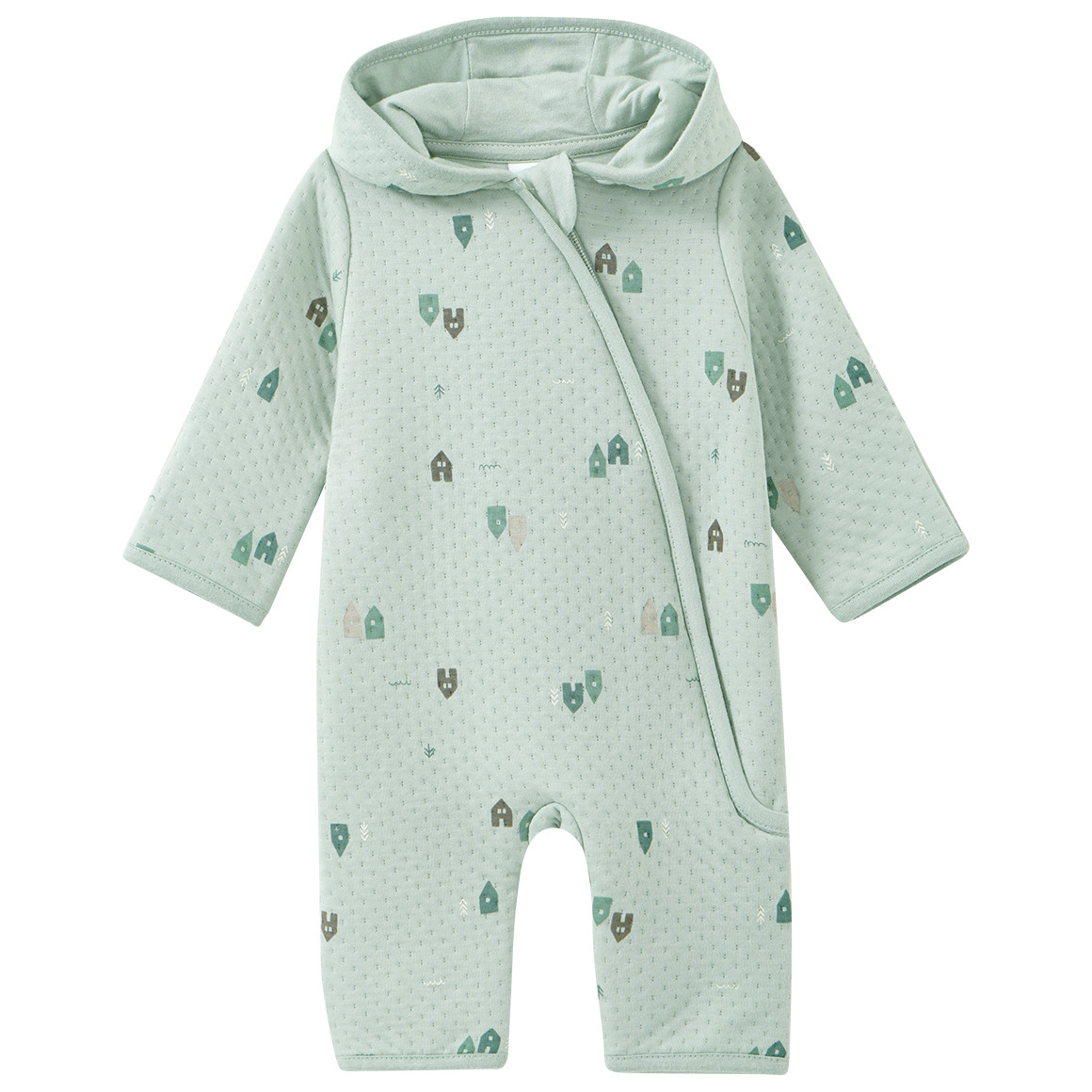 Newborn Overall mit Kapuze
