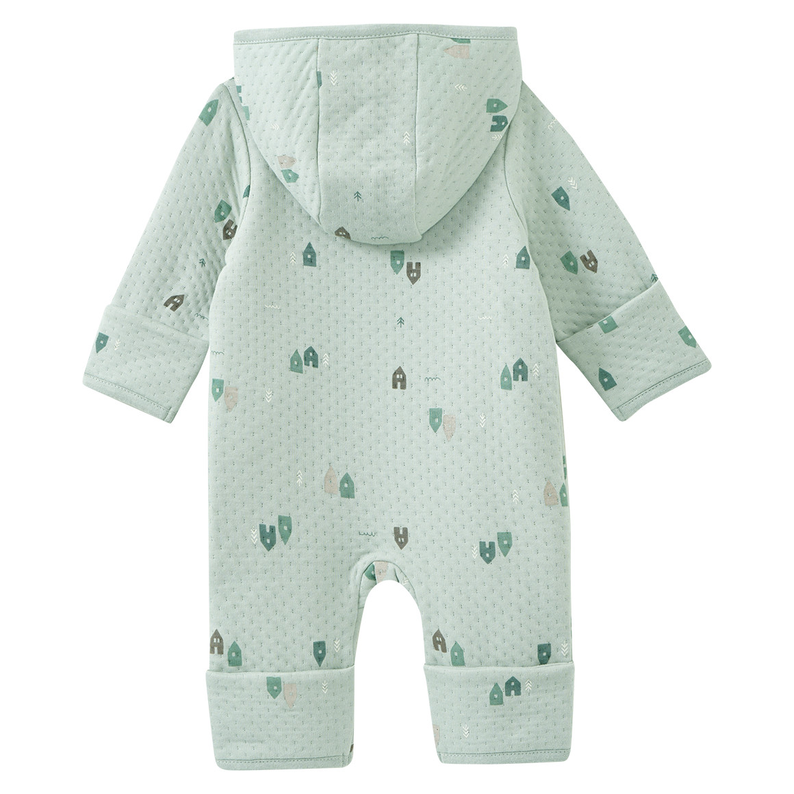 Newborn Overall mit Kapuze