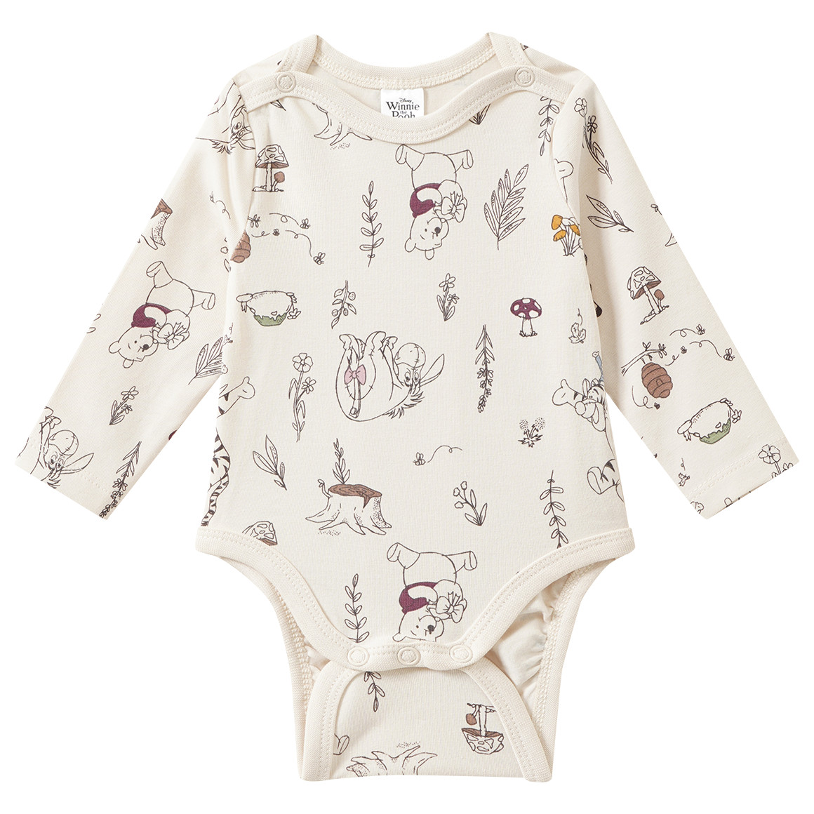 Winnie Puuh Set mit Langarmshirt und Overall