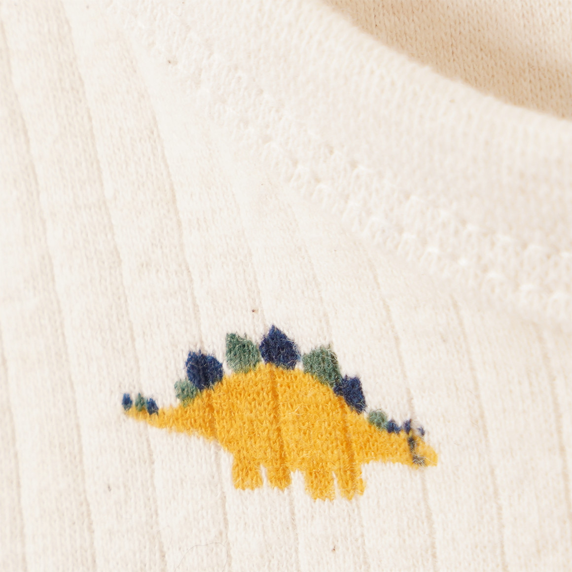 2 Baby Langarmbodys mit Dino-Motiven