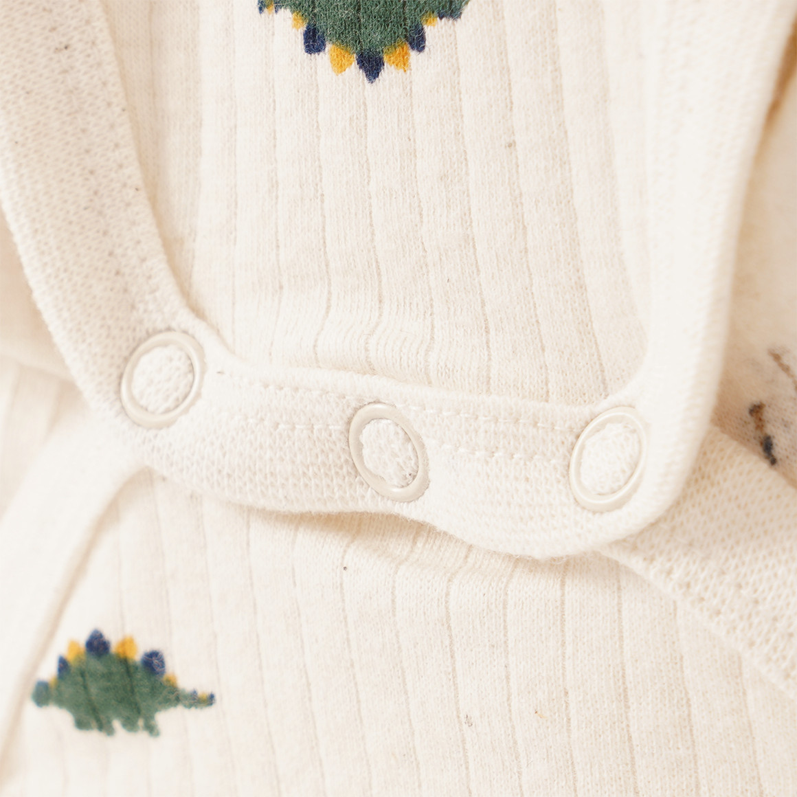 2 Baby Langarmbodys mit Dino-Motiven