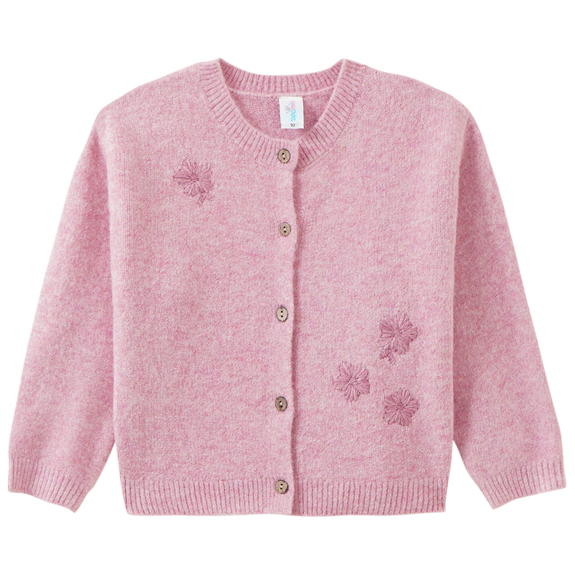 Baby Strickjacke mit Stickerei