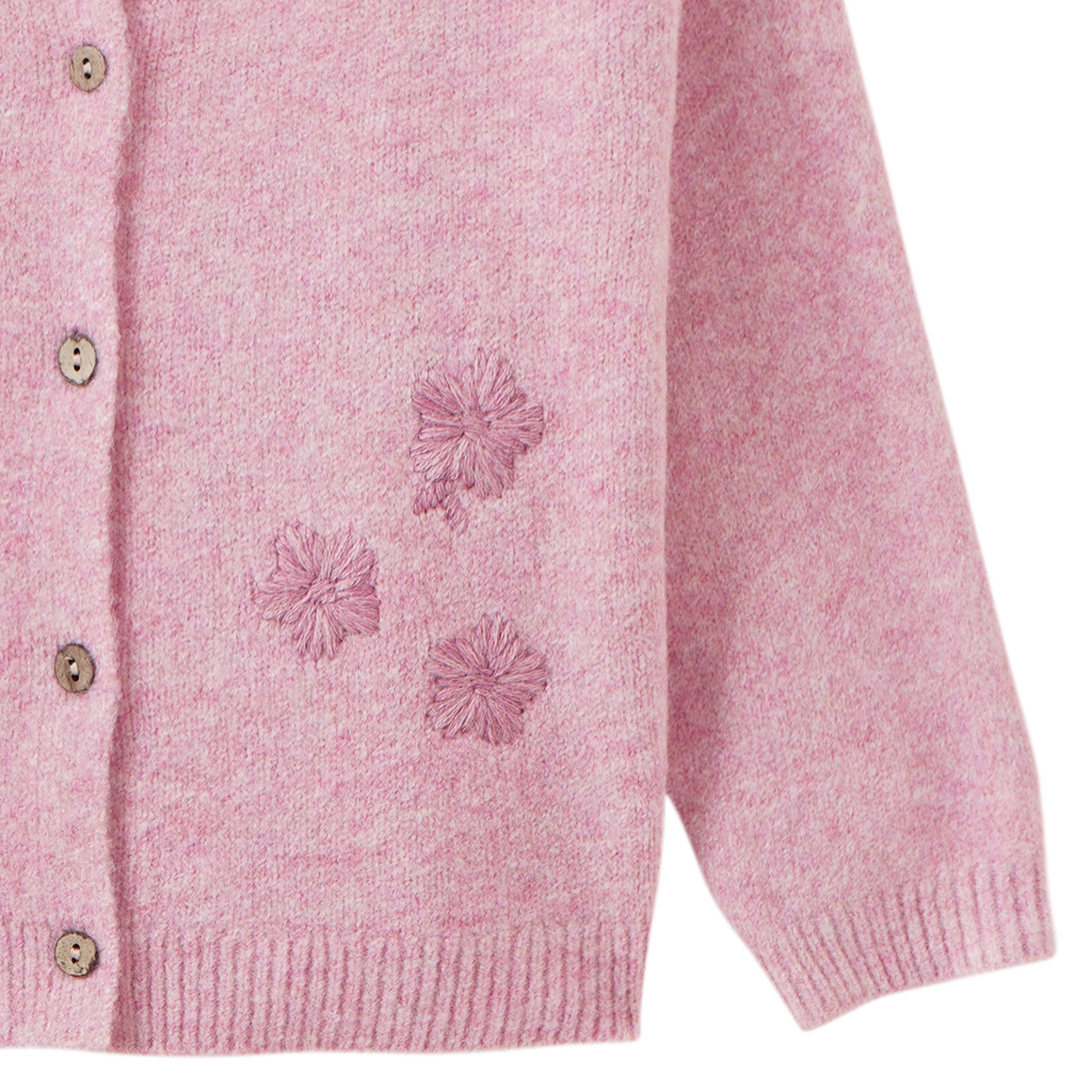 Baby Strickjacke mit Stickerei
