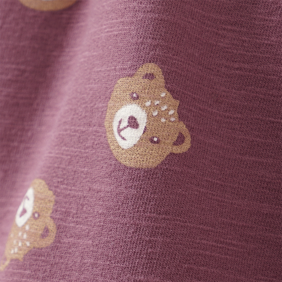Baby Sweatkleid mit Teddy-Print