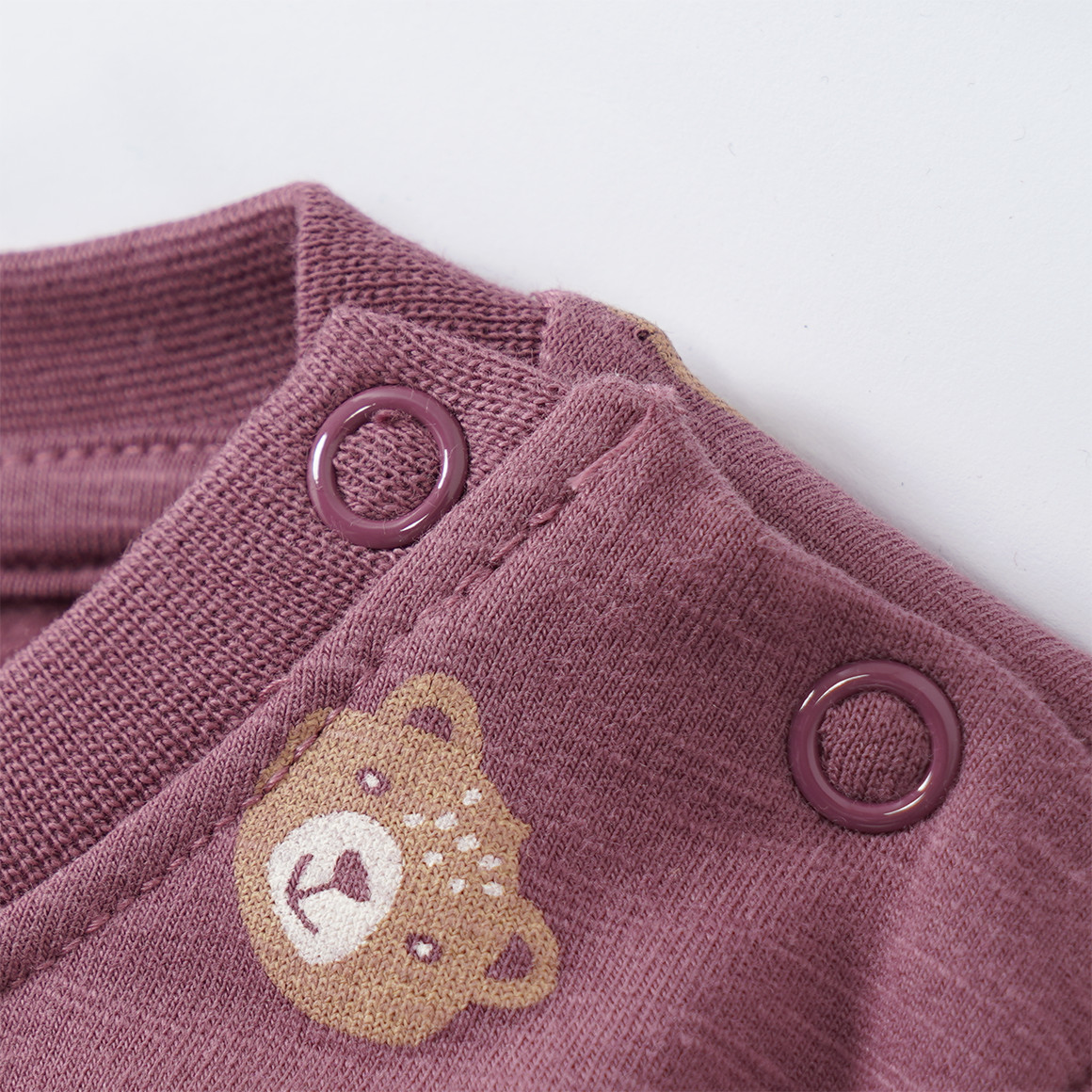 Baby Sweatkleid mit Teddy-Print