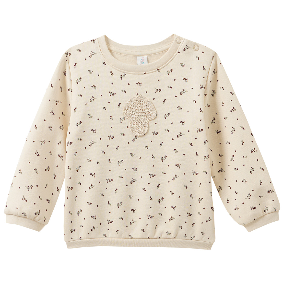 Baby Sweatshirt mit Pilz-Motiv
