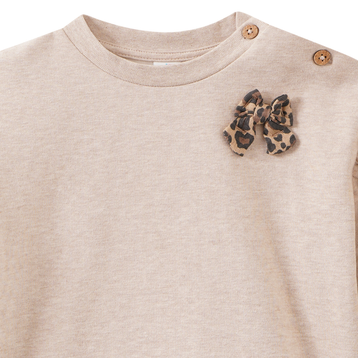 Baby Sweatshirt mit Schleifen-Applikation