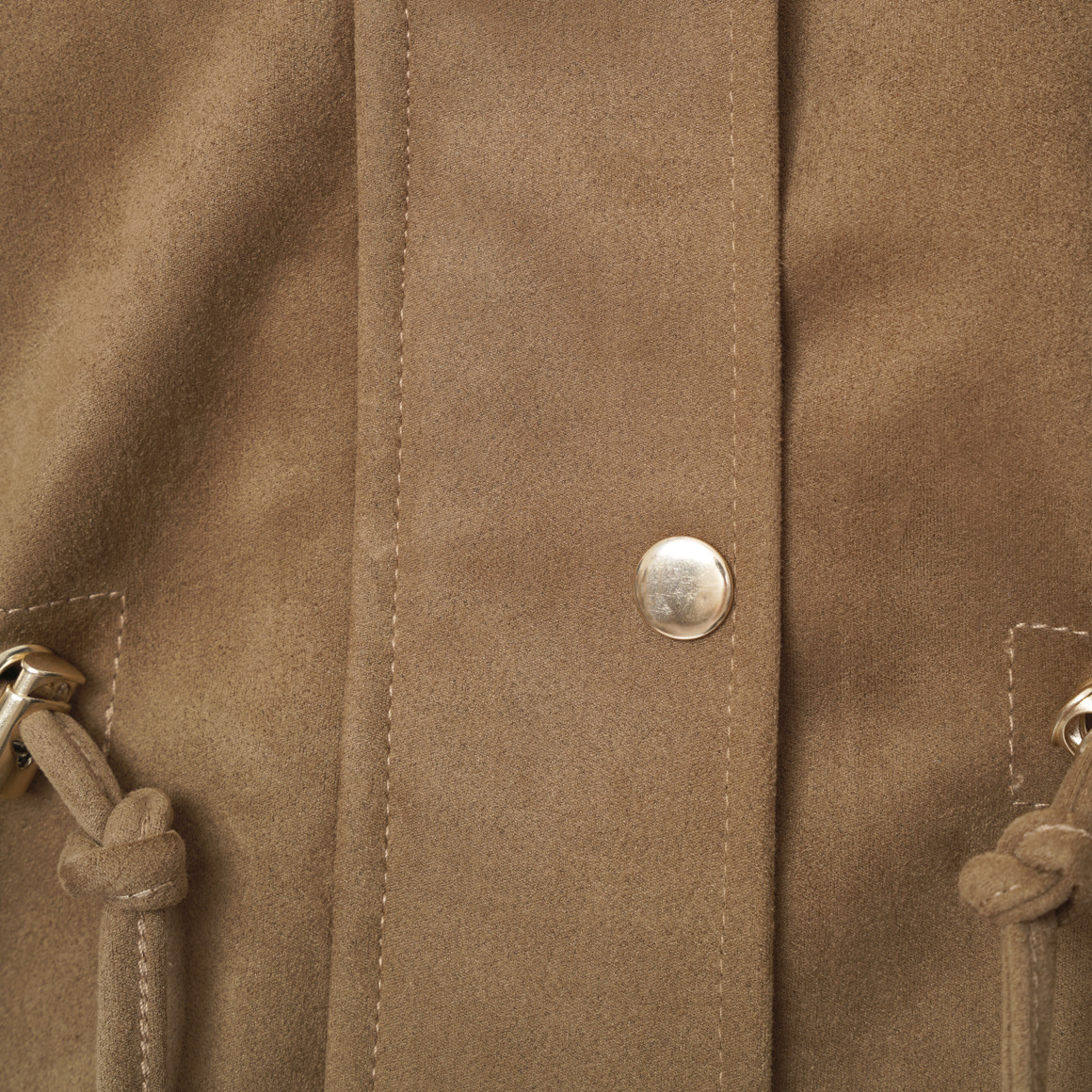 Damen Jacke in Veloursleder-Optik
