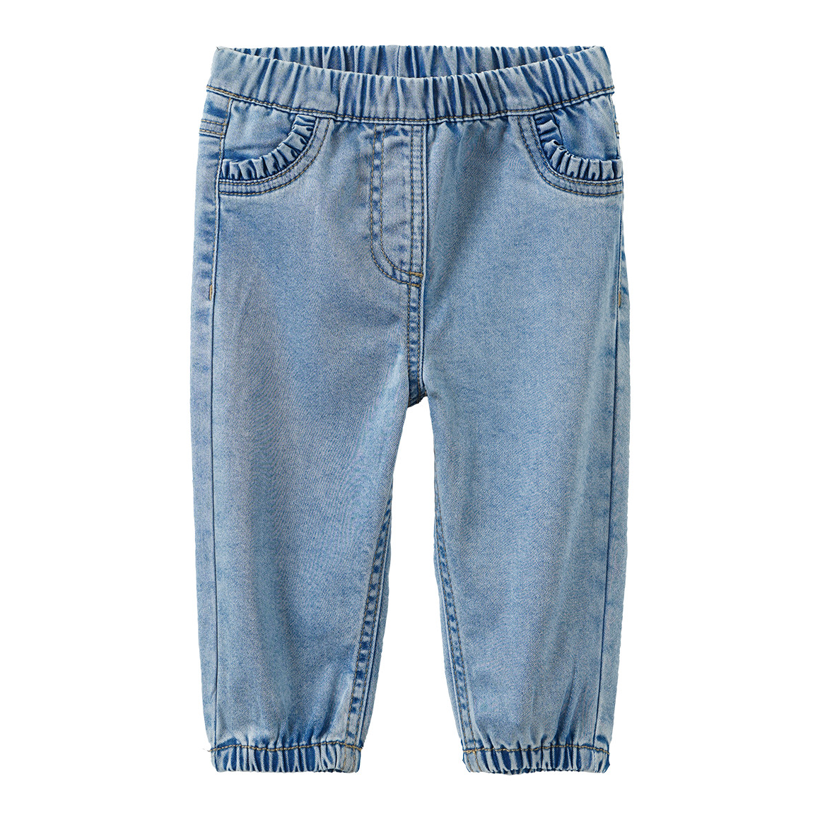 Baby Jeans mit Used-Waschung