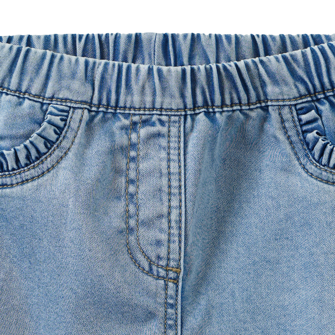 Baby Jeans mit Used-Waschung