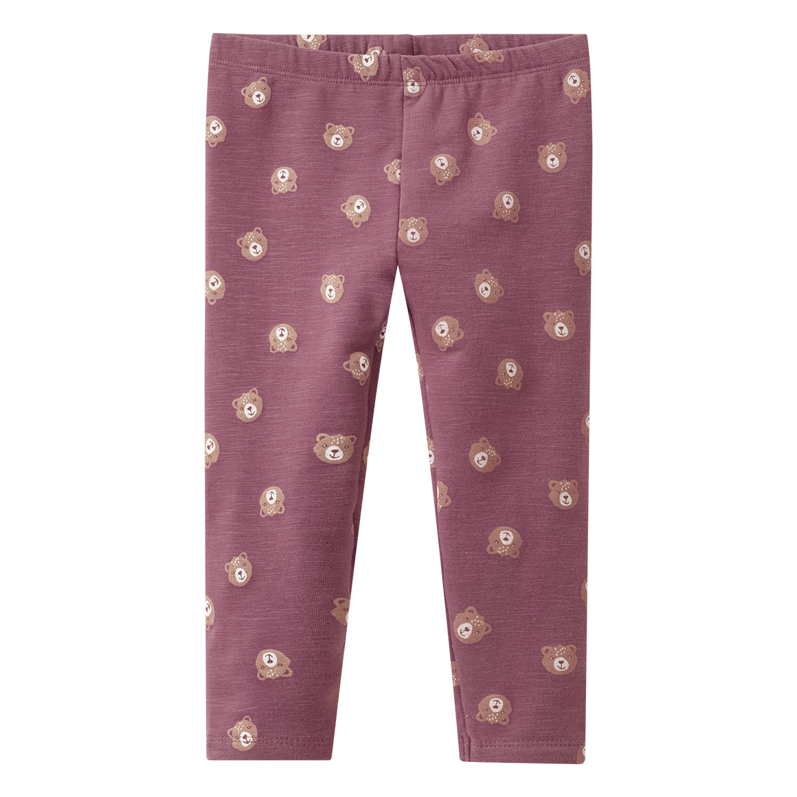 Baby Sweatleggings mit Teddy-Print