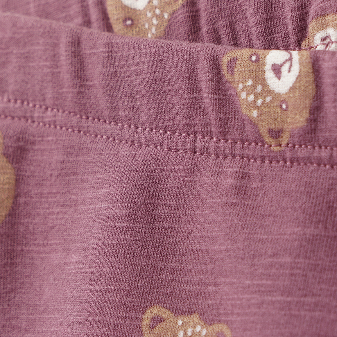 Baby Sweatleggings mit Teddy-Print