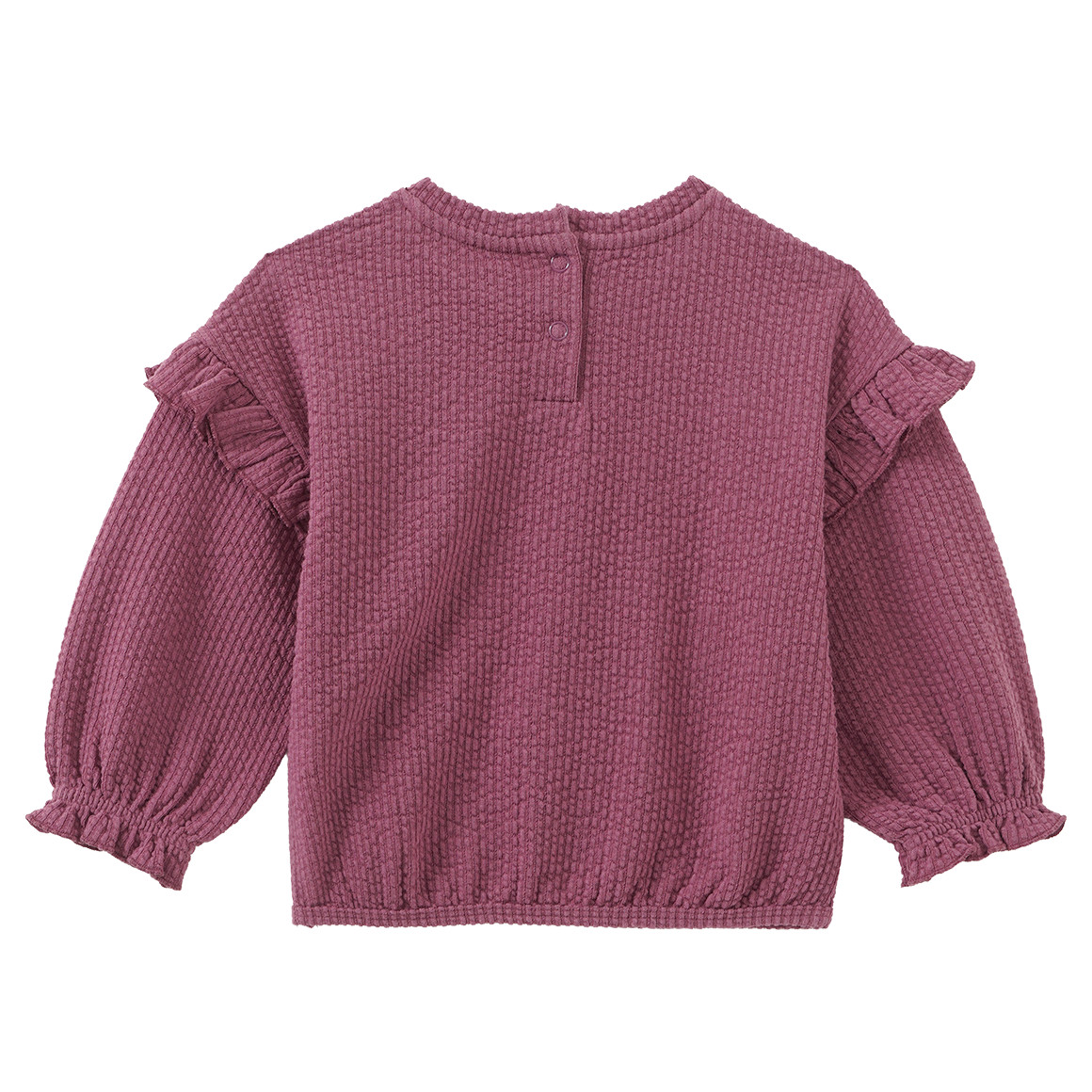 Baby Langarmshirt mit Strukturmuster