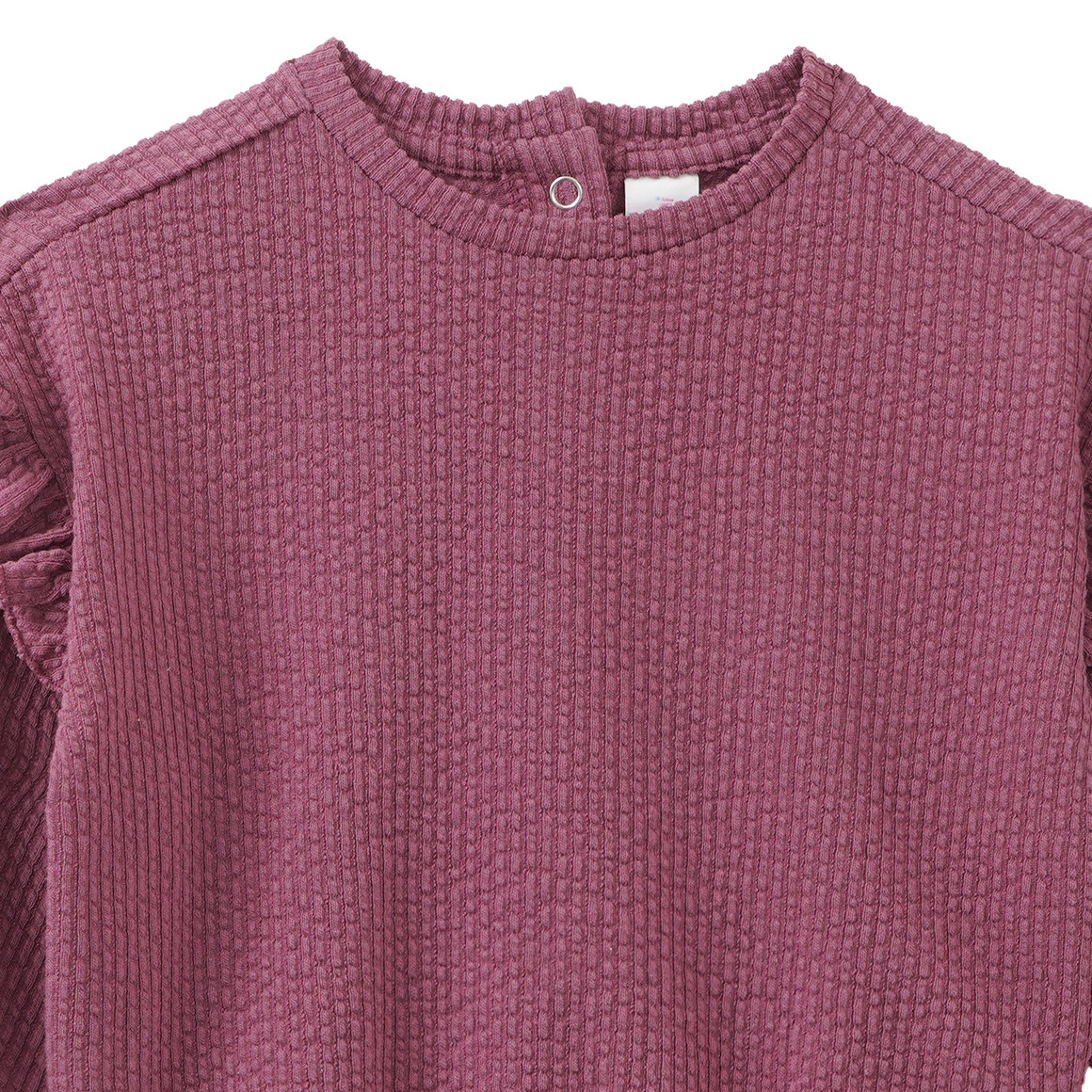 Baby Langarmshirt mit Strukturmuster