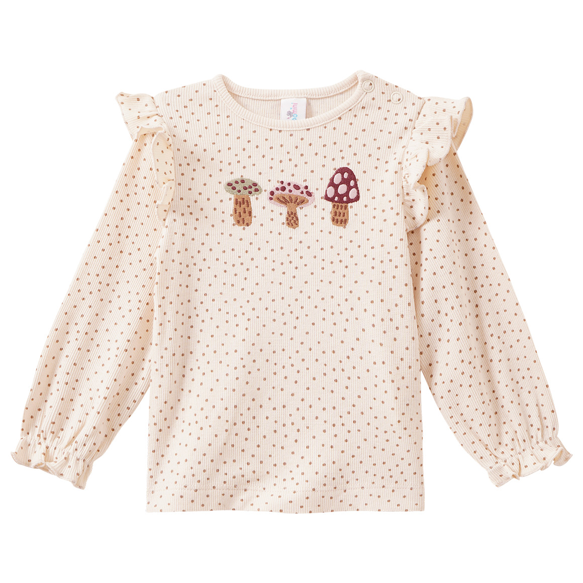 Baby Langarmshirt mit Rippstruktur