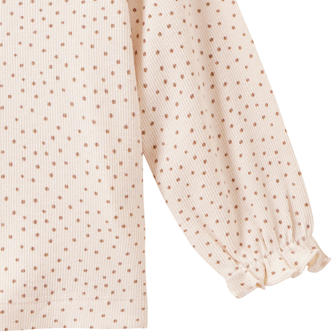 Baby Langarmshirt mit Rippstruktur