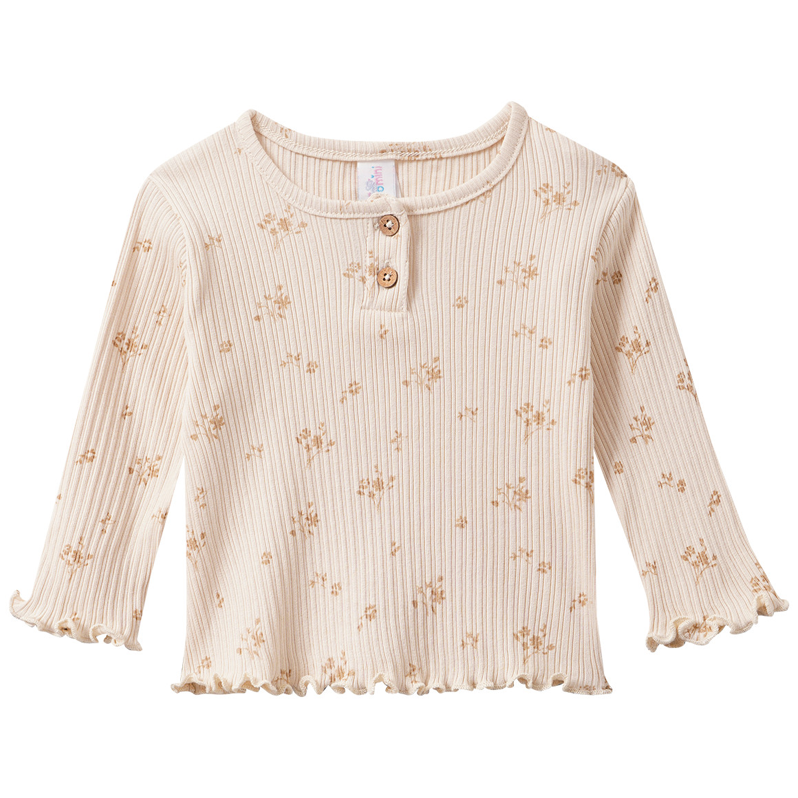2 T-shirts met lange mouwen voor Newborns