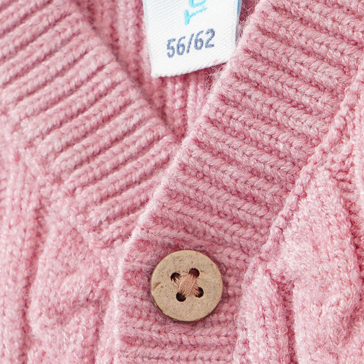 Newborn Strickoverall mit Knöpfen