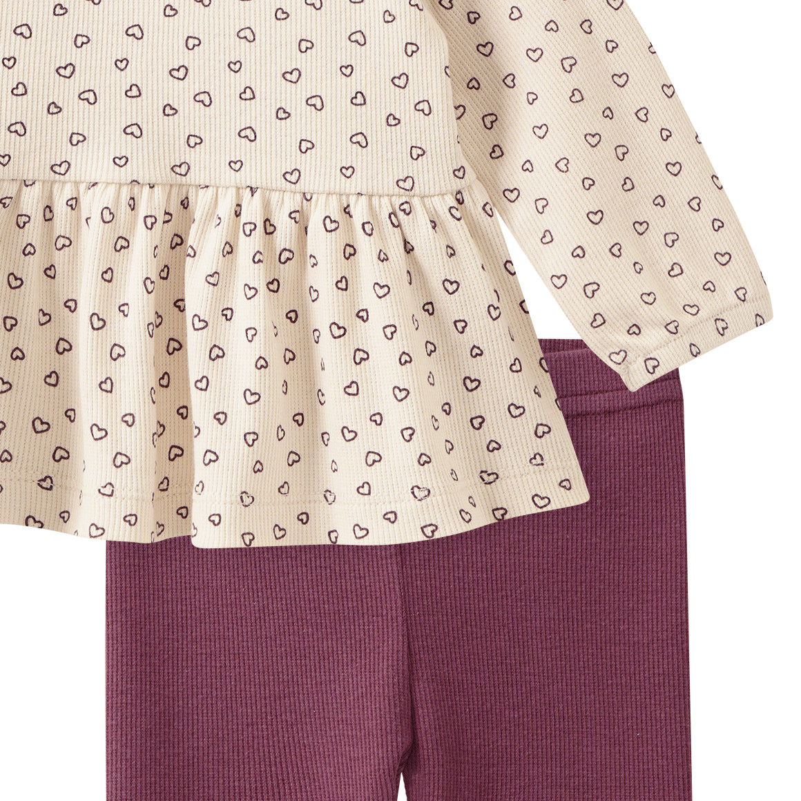 Newborn Set mit Langarmshirt und Leggings