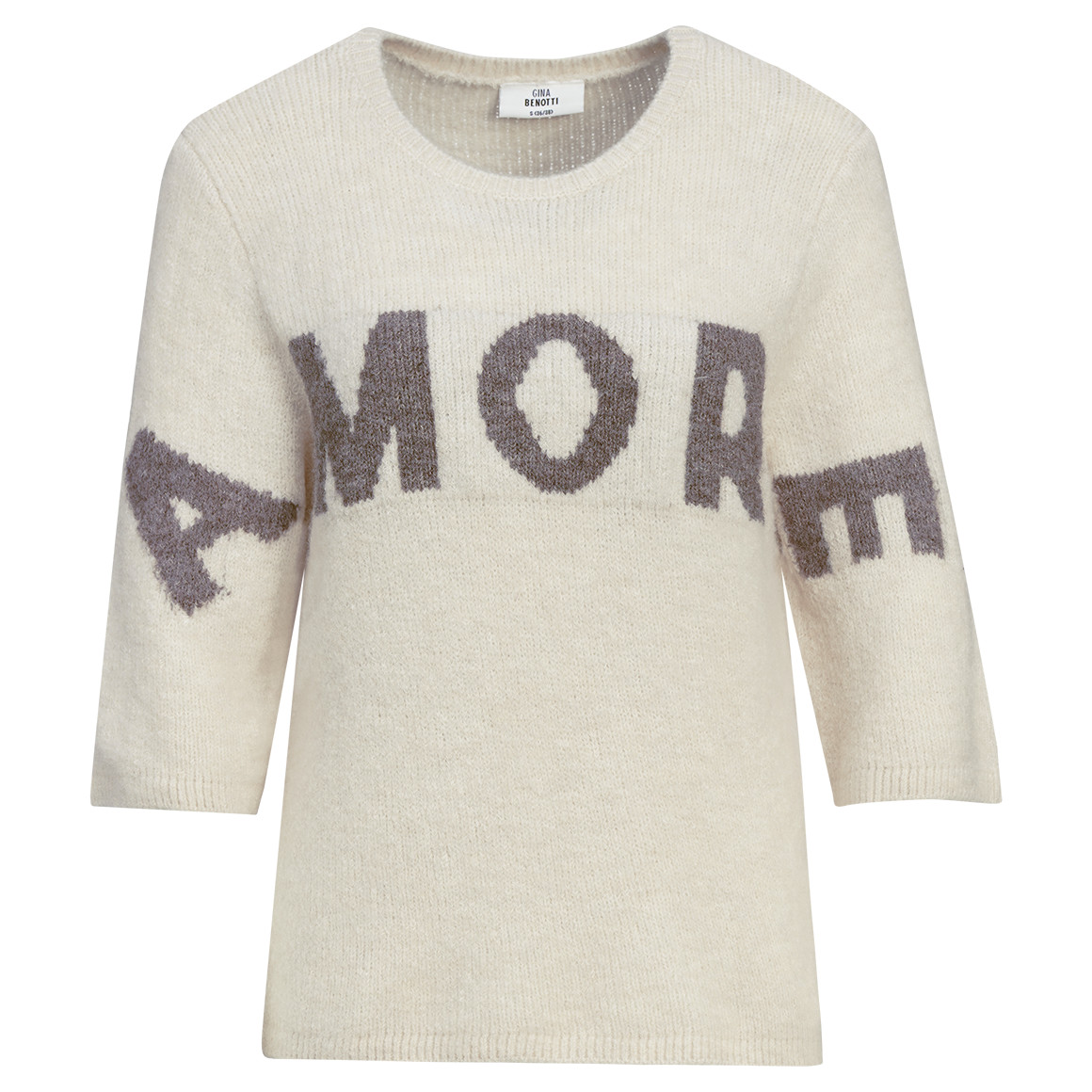 Damen Strickpullover mit weiten Ärmeln