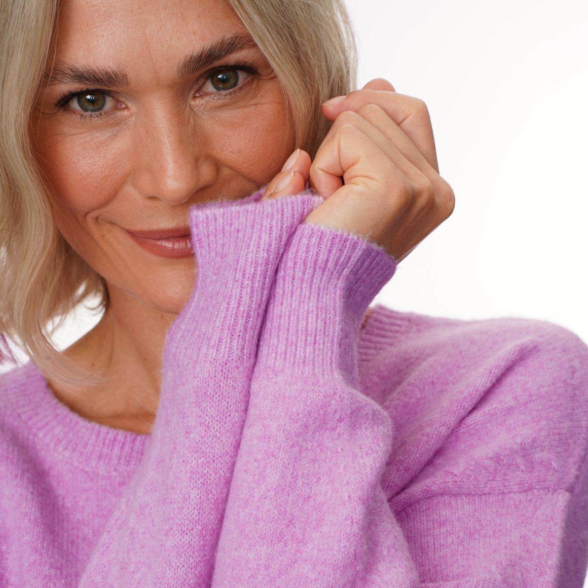 Damen Strickjacke mit Knopfleiste