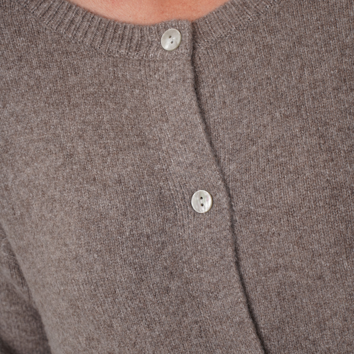 Damen Strickjacke mit Knopfleiste