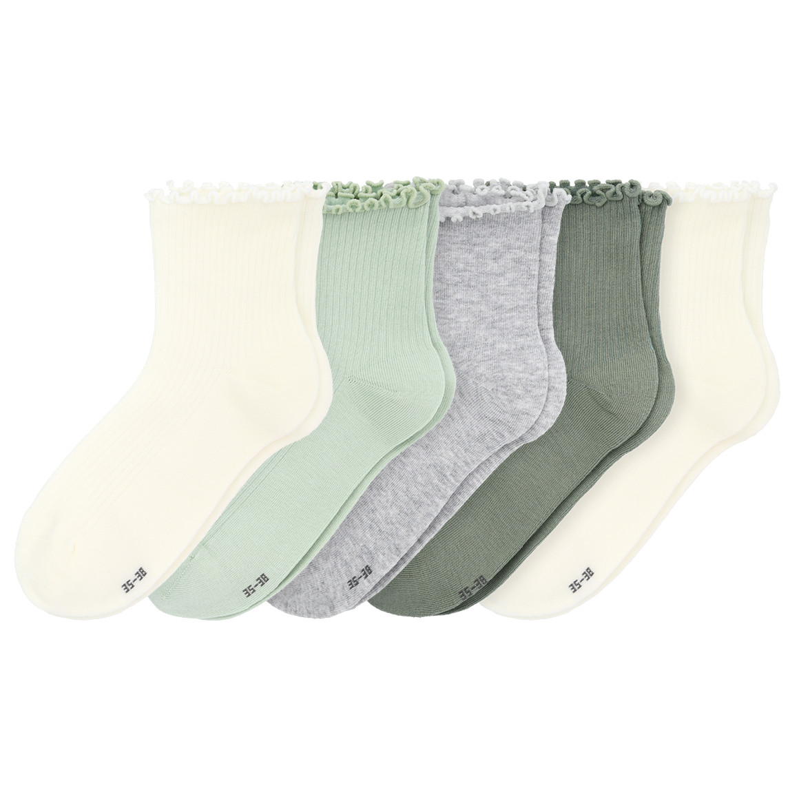 5 Paar Damen Socken im Set