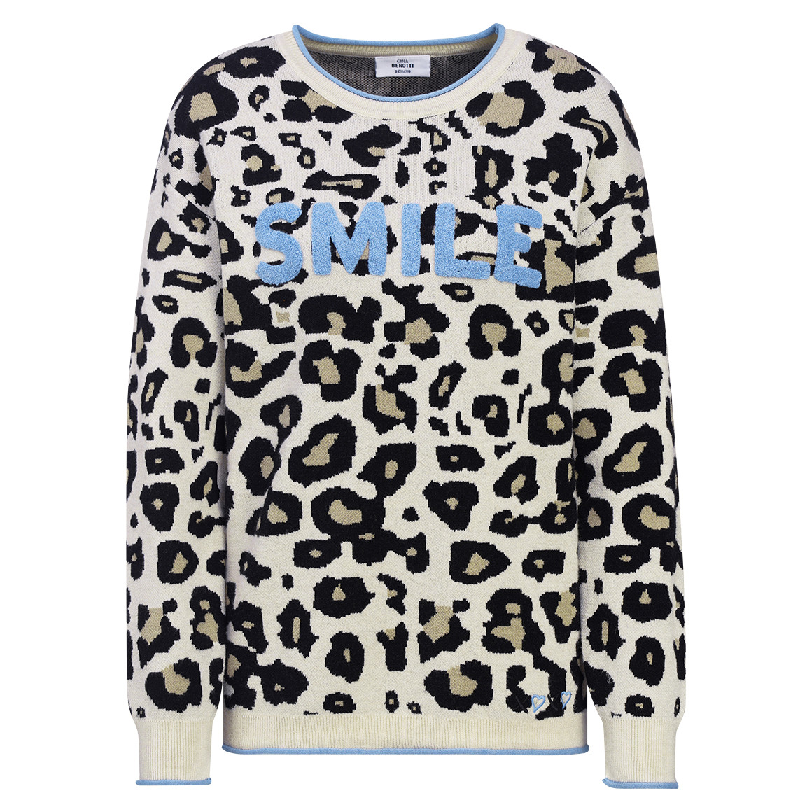 Damen Strickpullover im Leo-Look