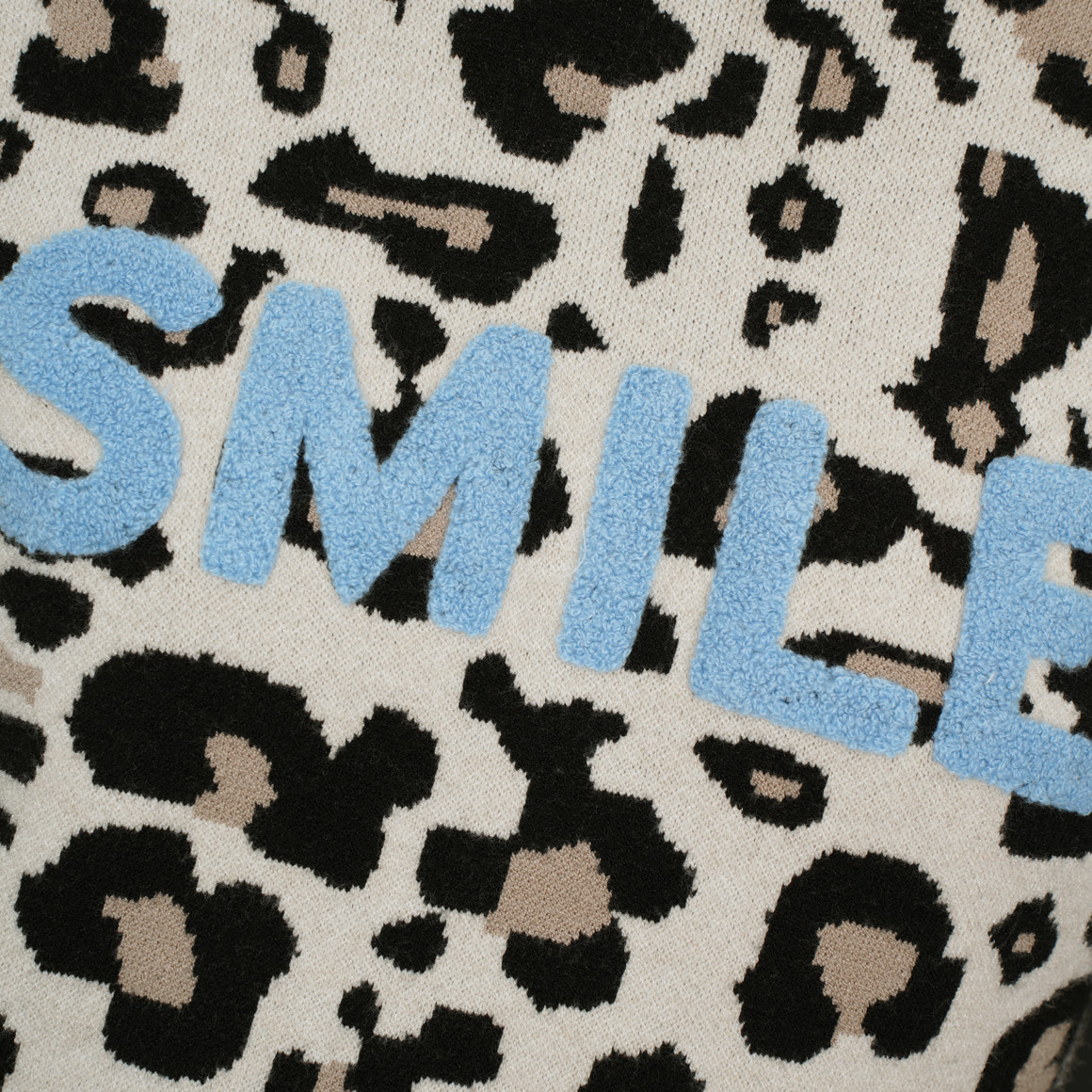Damen Strickpullover im Leo-Look