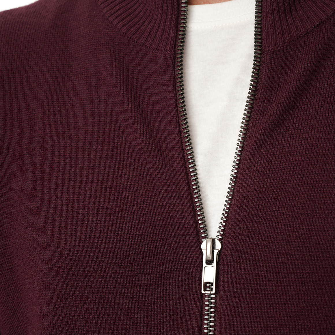 Herren Strickjacke in Unifarben