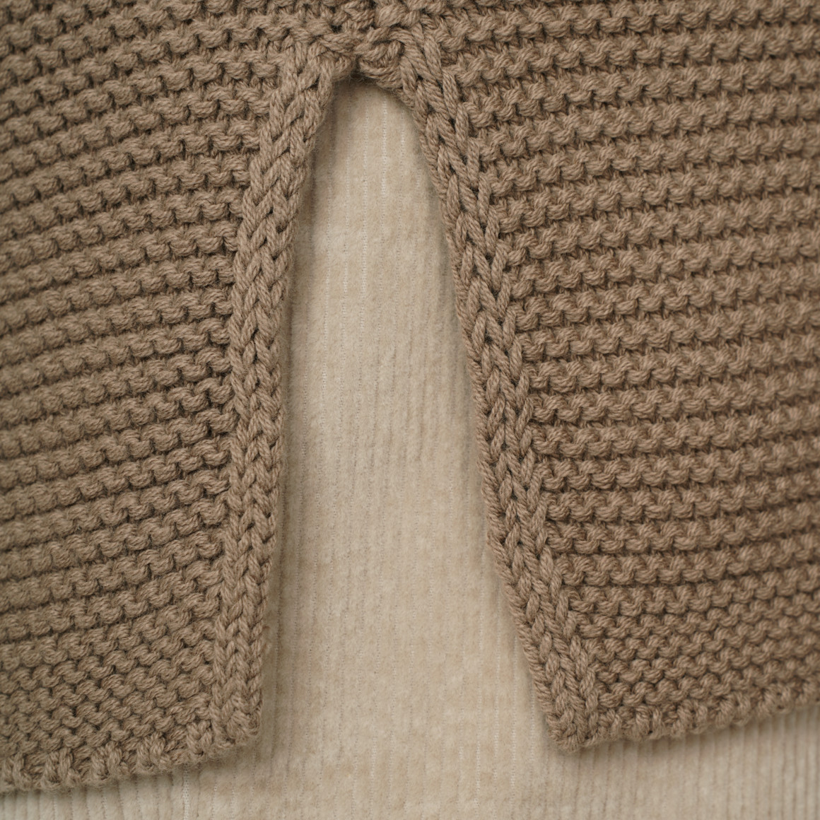 Damen Strickjacke mit Kapuze