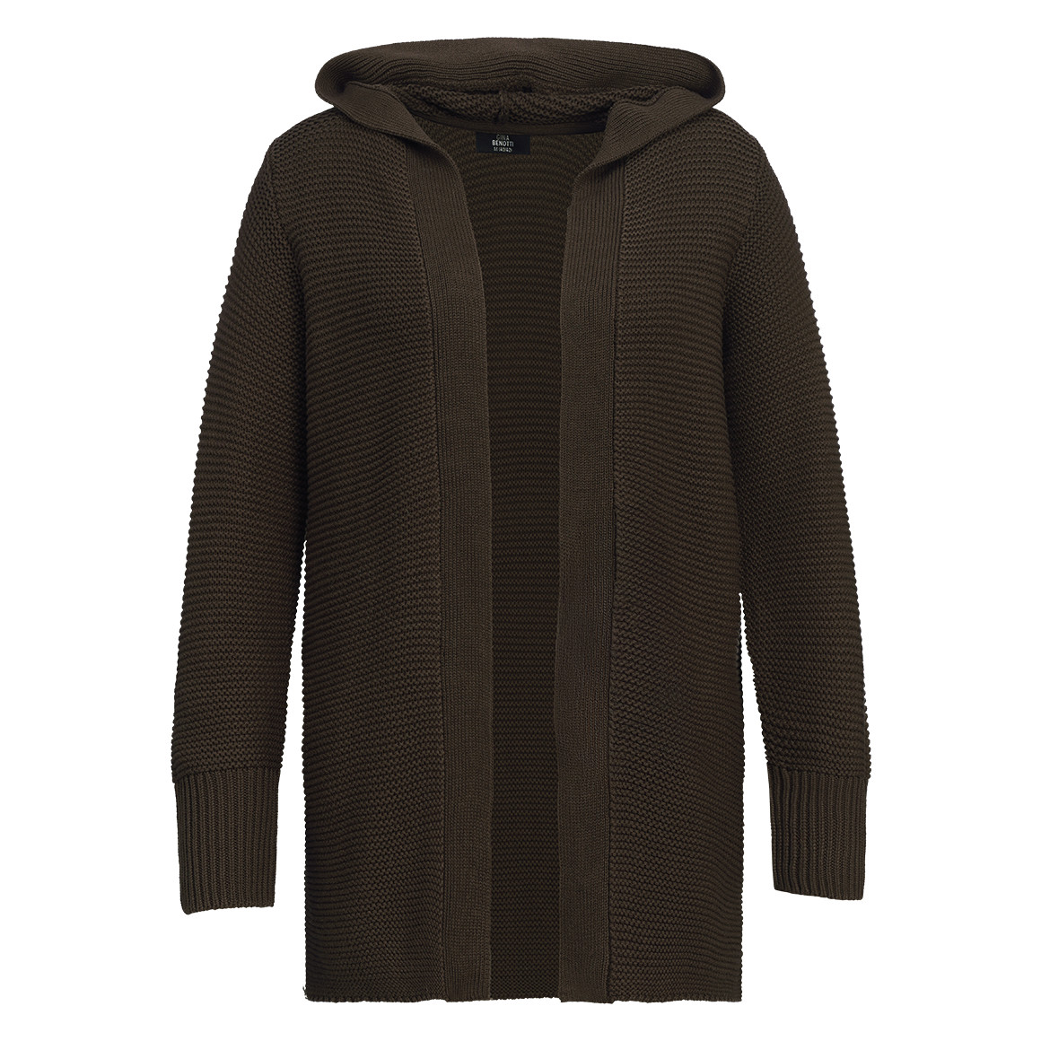 Damen Strickjacke mit Kapuze