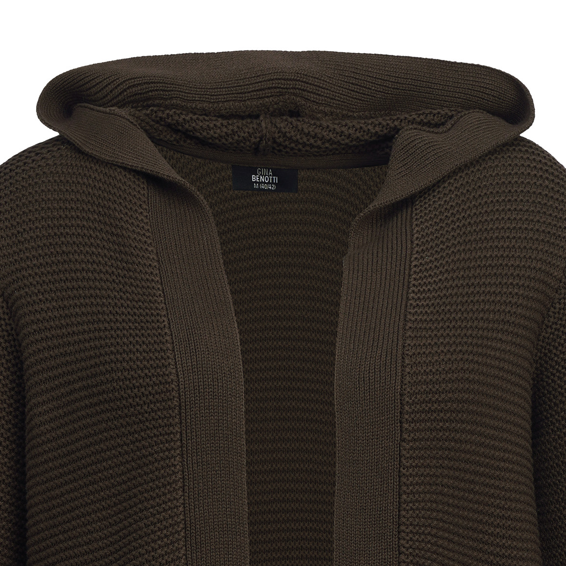 Damen Strickjacke mit Kapuze