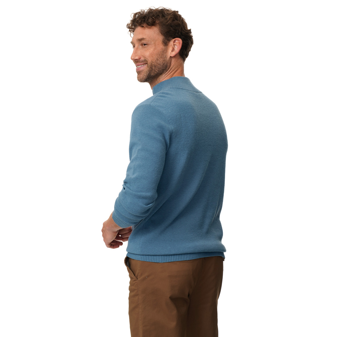 Herren Stricktroyer in Unifarben