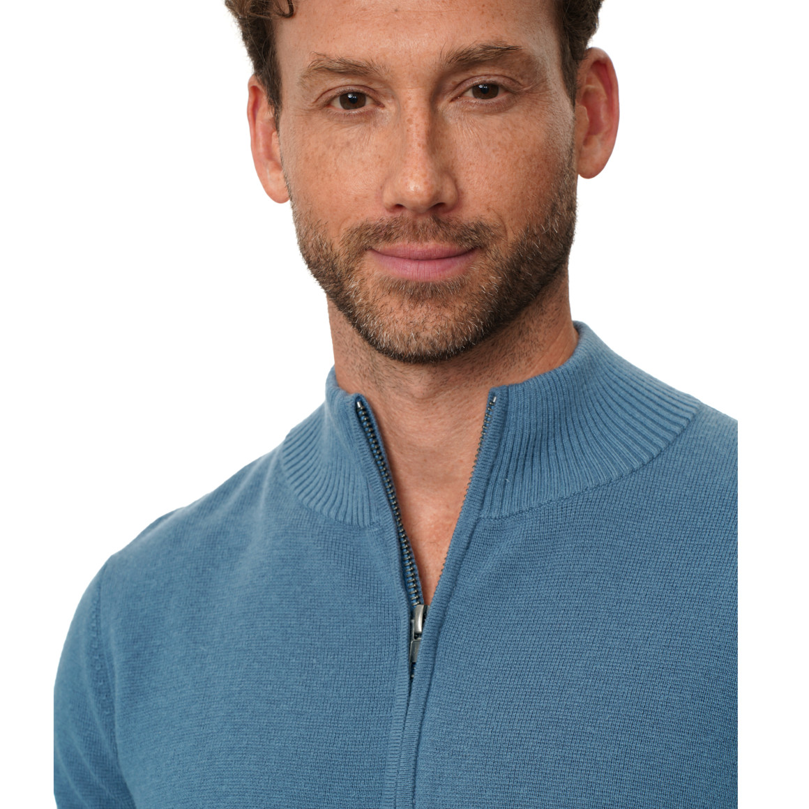Herren Stricktroyer in Unifarben