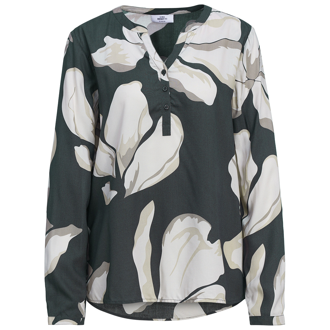 Damen Bluse mit Turn-up-Ärmeln