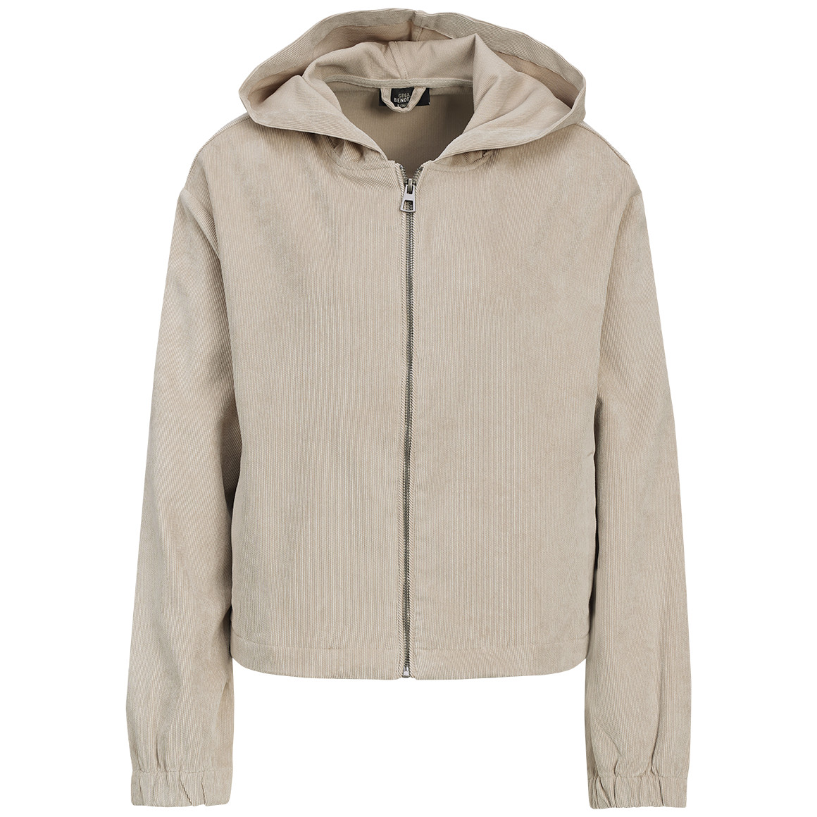 Damen Cord-Blouson mit Kapuze