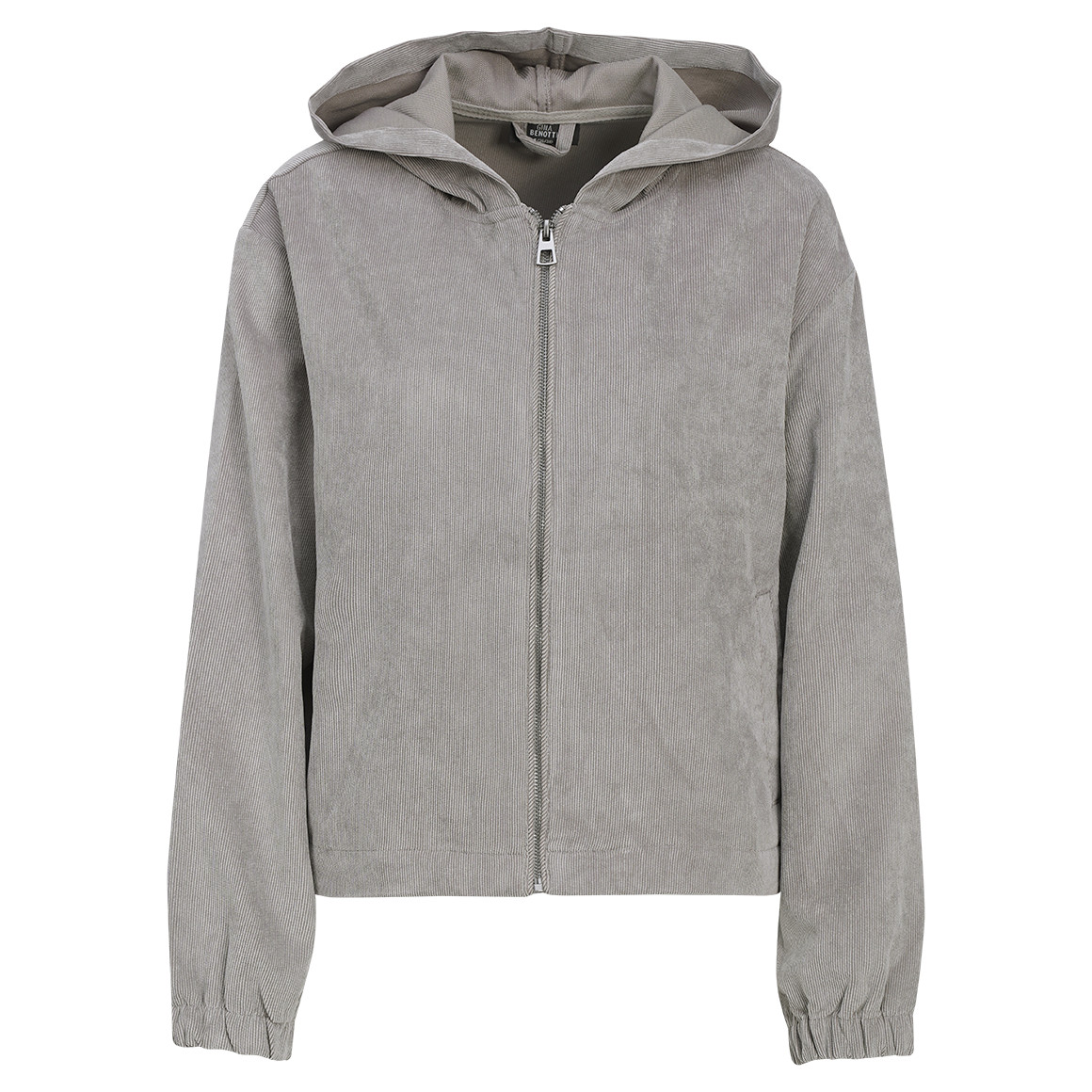 Damen Cord-Blouson mit Kapuze
